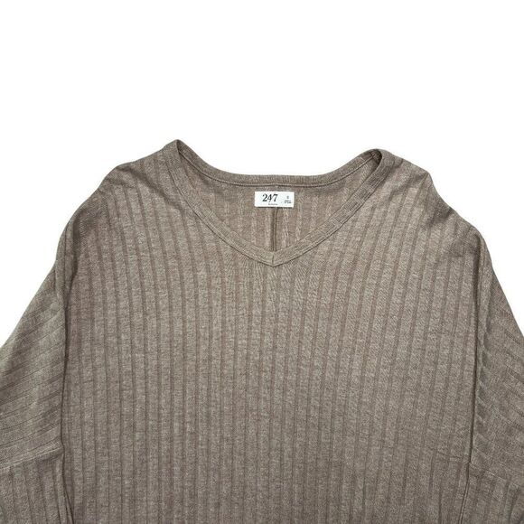 Maurices Dakota Top Women's 24/7 V Neck Comfort Casaul Long Sleeve Dolman Shirt - Picture 6 of 15